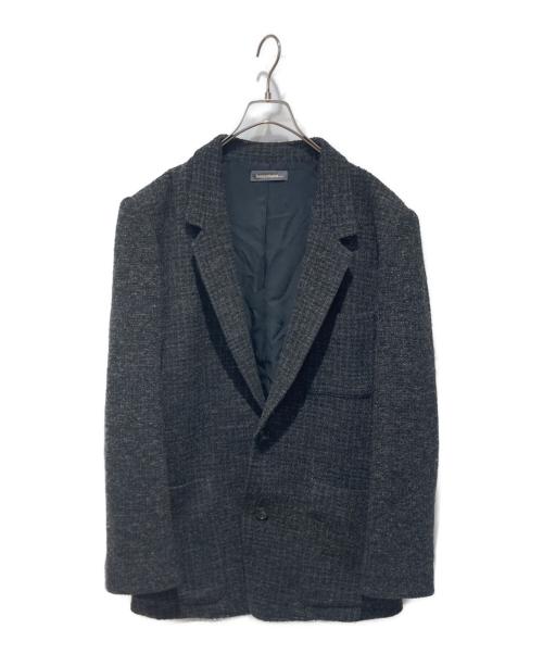 ISSEY MIYAKE MEN（イッセイミヤケメン）ISSEY MIYAKE MEN (イッセイミヤケメン) ツイードテーラージャケット グレー サイズ:Mの古着・服飾アイテム