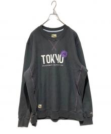 Noah×TRACKSNITH（ノア）の古着「プリントスウェット」｜グレー