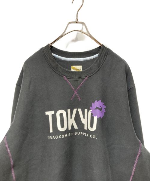 Noah（ノア）Noah (ノア) TRACKSNITH プリントスウェット グレー サイズ:XXLの古着・服飾アイテム