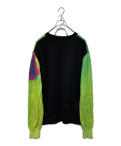 DRIES VAN NOTEN（ドリスヴァンノッテン）DRIES VAN NOTEN (ドリスヴァンノッテン) Len Lye (レン・ライ) コットンニット グリーン サイズ:Ｌの古着・服飾アイテム