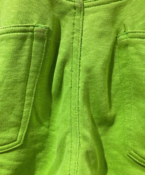 COMME des GARCONS JUNYA WATANABE MAN（コム デ ギャルソン ジュンヤ ワタナベ マン）COMME des GARCONS JUNYA WATANABE MAN (コム デ ギャルソン ジュンヤ ワタナベ マン) コットンフレアパンツ グリーン サイズ:Sの古着・服飾アイテム