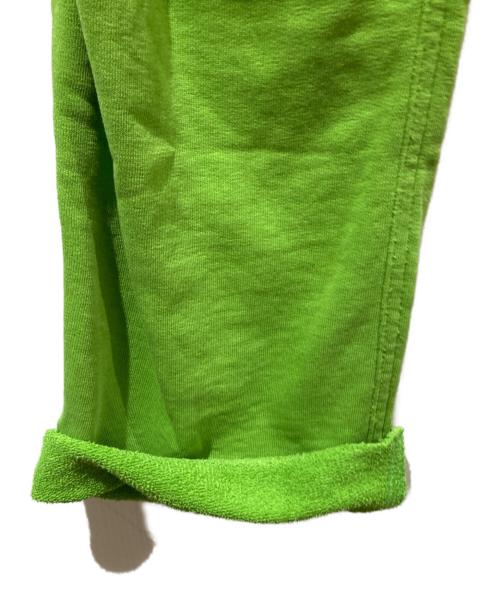 COMME des GARCONS JUNYA WATANABE MAN（コム デ ギャルソン ジュンヤ ワタナベ マン）COMME des GARCONS JUNYA WATANABE MAN (コム デ ギャルソン ジュンヤ ワタナベ マン) コットンフレアパンツ グリーン サイズ:Sの古着・服飾アイテム