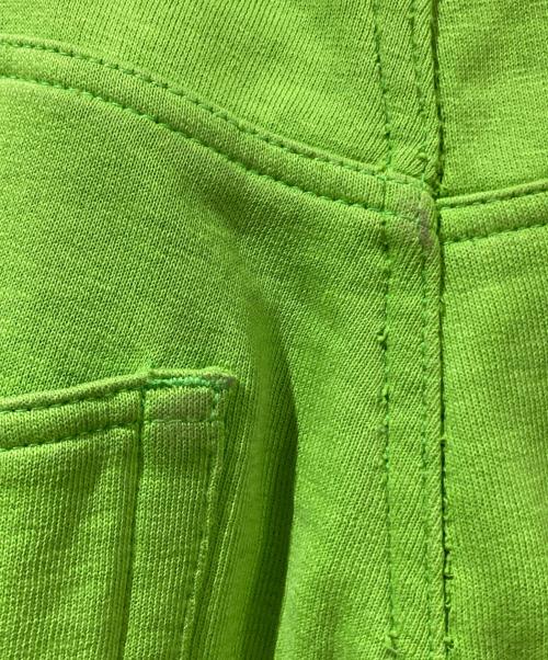 COMME des GARCONS JUNYA WATANABE MAN（コム デ ギャルソン ジュンヤ ワタナベ マン）COMME des GARCONS JUNYA WATANABE MAN (コム デ ギャルソン ジュンヤ ワタナベ マン) コットンフレアパンツ グリーン サイズ:Sの古着・服飾アイテム