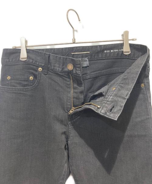 Saint Laurent Paris（サンローランパリ）Saint Laurent Paris (サンローランパリ) ニークラッシュスキニーデニムパンツ ブラック サイズ:29の古着・服飾アイテム