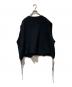 doublet (ダブレット) 刺繍ニットベスト ブラック サイズ:FREE：10000円