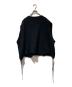 doublet (ダブレット) 刺繍ニットベスト ブラック サイズ:FREE：10000円