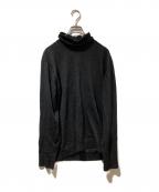 ISSEY MIYAKE MENイッセイミヤケメン）の古着「ウールタートルネックニット」｜ブラック