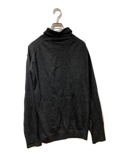 ISSEY MIYAKE MEN（イッセイミヤケメン）ISSEY MIYAKE MEN (イッセイミヤケメン) ウールタートルネックニット ブラック サイズ:Lの古着・服飾アイテム