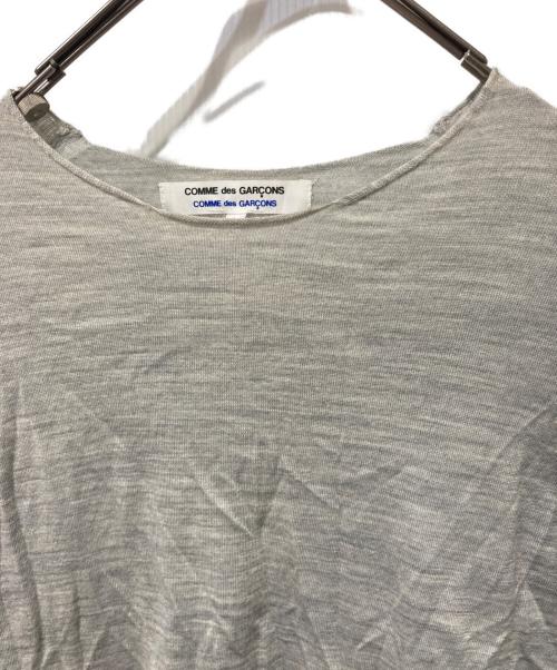 COMME des GARCONS COMME des GARCONS（コムデギャルソン コムデギャルソン）COMME des GARCONS COMME des GARCONS (コムデギャルソン コムデギャルソン) ニット グレー サイズ:Sの古着・服飾アイテム
