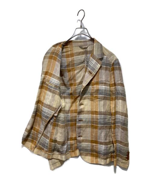 Vivienne Westwood man（ヴィヴィアン ウェストウッド マン）Vivienne Westwood man (ヴィヴィアン ウェストウッド マン) リネン テーラードジャケット ベージュ サイズ:44の古着・服飾アイテム