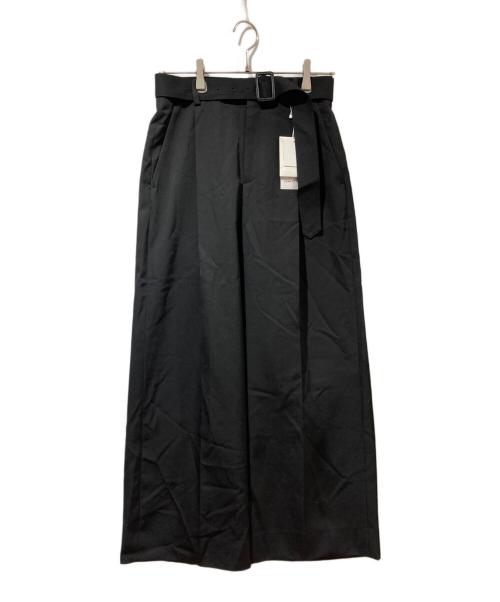 Adam et Rope（アダム エ ロペ）Adam et Rope (アダム エ ロペ) NIKKE GABARDINE SLACKS ブラック サイズ:36の古着・服飾アイテム