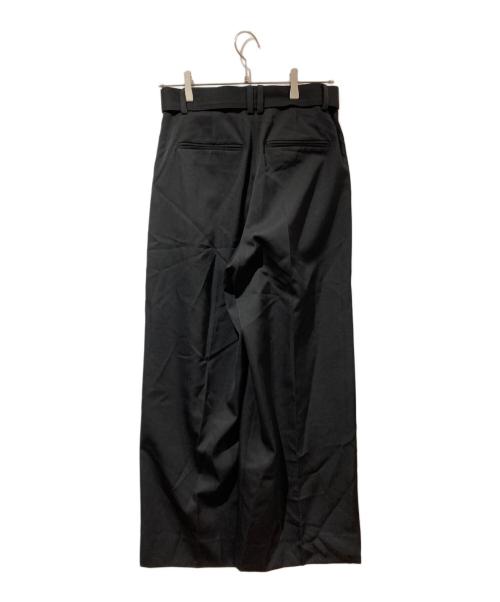 Adam et Rope（アダム エ ロペ）Adam et Rope (アダム エ ロペ) NIKKE GABARDINE SLACKS ブラック サイズ:36の古着・服飾アイテム
