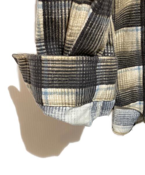 WTAPS（ダブルタップス）WTAPS (ダブルタップス) COTTON FLANNEL TEXTILE shirt ブラウン サイズ:03の古着・服飾アイテム