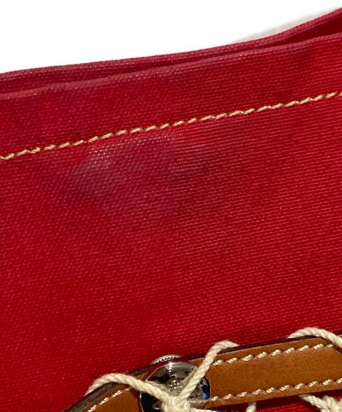 Vivienne Westwood（ヴィヴィアンウエストウッド）Vivienne Westwood (ヴィヴィアンウエストウッド) キャンバストートバッグ レッドの古着・服飾アイテム