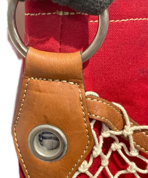 Vivienne Westwood（ヴィヴィアンウエストウッド）Vivienne Westwood (ヴィヴィアンウエストウッド) キャンバストートバッグ レッドの古着・服飾アイテム