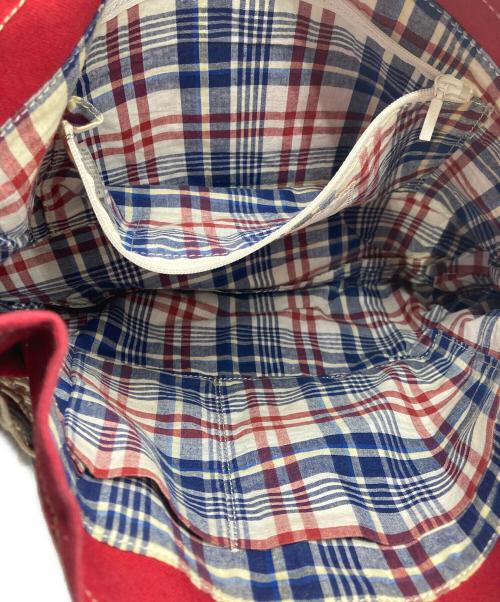Vivienne Westwood（ヴィヴィアンウエストウッド）Vivienne Westwood (ヴィヴィアンウエストウッド) キャンバストートバッグ レッドの古着・服飾アイテム