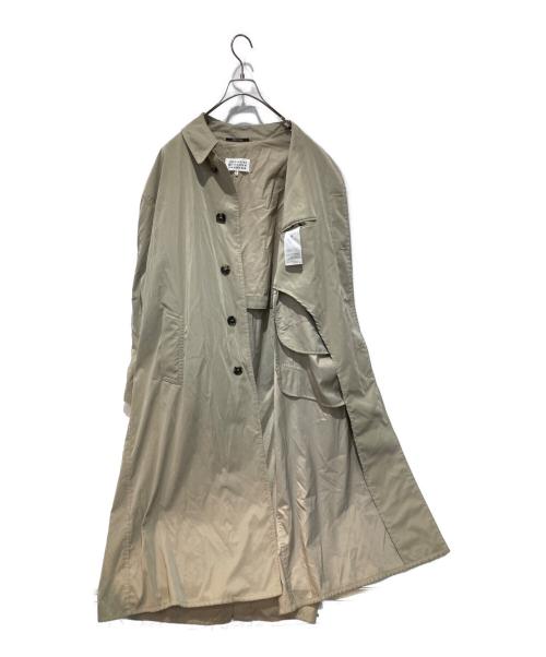 Maison Margiela（メゾンマルジェラ）Maison Margiela (メゾンマルジェラ) PEACHED COTTON TRENCH COAT カーキ サイズ:42の古着・服飾アイテム