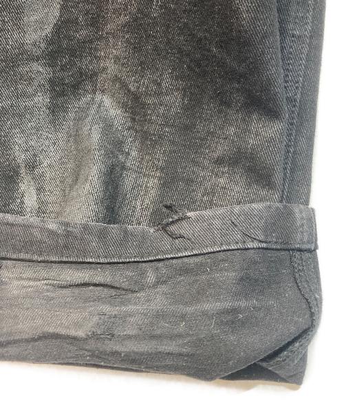 PROJECT G/R（プロジェクト ジーアール）PROJECT G/R (プロジェクト ジーアール) Coated Biker Armoured Pants ブラック サイズ:2の古着・服飾アイテム