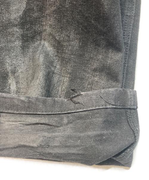 PROJECT G/R（プロジェクト ジーアール）PROJECT G/R (プロジェクト ジーアール) Coated Biker Armoured Pants ブラック サイズ:2の古着・服飾アイテム
