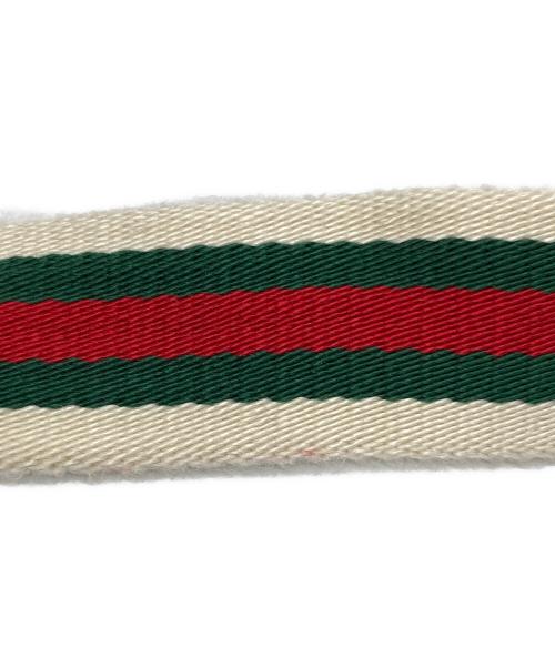 GUCCI（グッチ）GUCCI (グッチ) GGロゴバックル ラインガチャベルト マルチカラーの古着・服飾アイテム