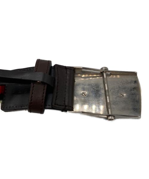 GUCCI（グッチ）GUCCI (グッチ) GGロゴバックル ラインガチャベルト マルチカラーの古着・服飾アイテム