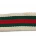中古・古着 GUCCI (グッチ) GGロゴバックル ラインガチャベルト マルチカラー：15000円
