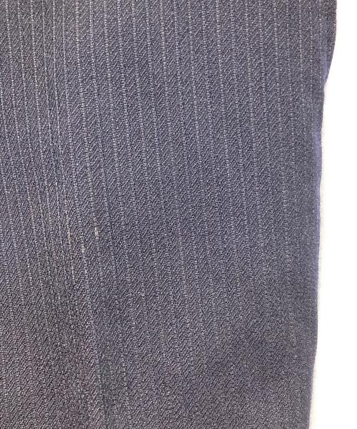 COMME des GARCONS（コムデギャルソン）COMME des GARCONS (コムデギャルソン) ウールブレンド ストライプ柄 スラックスパンツ ネイビー サイズ:Sの古着・服飾アイテム