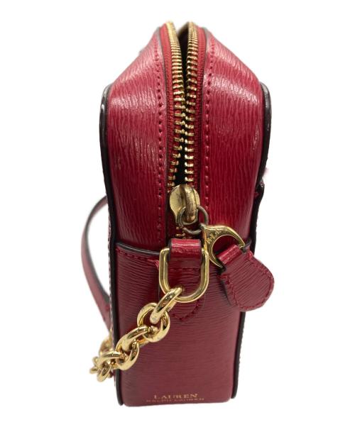 LAUREN RALPH LAUREN（ローレンラルフローレン）LAUREN RALPH LAUREN (ローレンラルフローレン) ショルダーバッグ レッドの古着・服飾アイテム