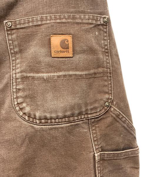 CarHartt（カーハート）CarHartt (カーハート) ウォッシュドダックダブルニーペインターパンツ ブラウン サイズ:35の古着・服飾アイテム