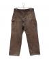 CarHartt (カーハート) ウォッシュドダックダブルニーペインターパンツ ブラウン サイズ:35：15000円