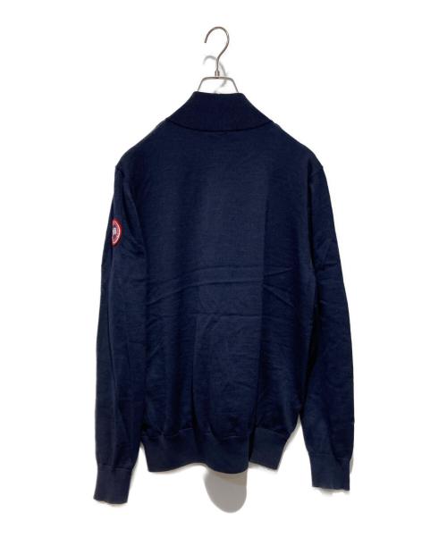CANADA GOOSE（カナダグース）CANADA GOOSE (カナダグース) ハイブリッジ ニット ジャケット ネイビー サイズ:Ｌの古着・服飾アイテム