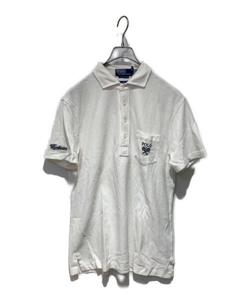 POLO RALPH LAUREN（ポロ・ラルフローレン）POLO RALPH LAUREN (ポロ・ラルフローレン) ポロシャツ ホワイト サイズ:Mの古着・服飾アイテム