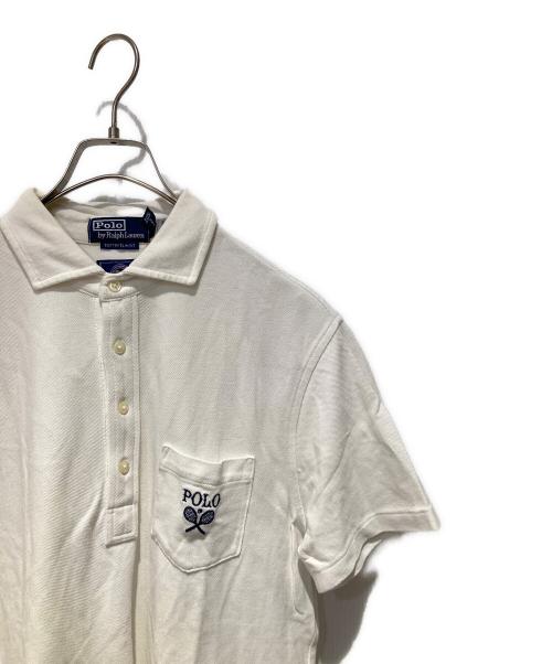 POLO RALPH LAUREN（ポロ・ラルフローレン）POLO RALPH LAUREN (ポロ・ラルフローレン) ポロシャツ ホワイト サイズ:Mの古着・服飾アイテム