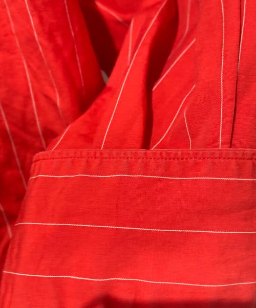 COMME des GARCONS HOMME PLUS（コムデギャルソンオムプリュス）COMME des GARCONS HOMME PLUS (コムデギャルソンオムプリュス) ストライプシャツ レッド サイズ:不明の古着・服飾アイテム