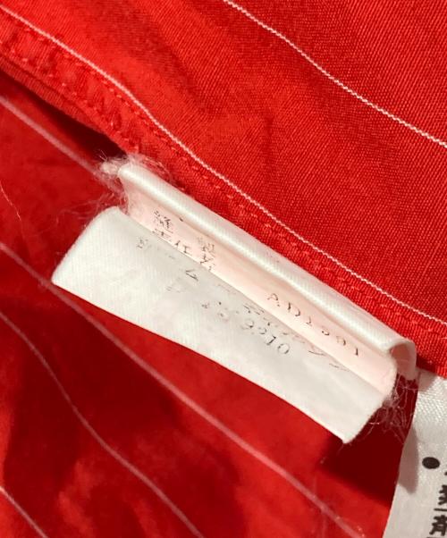 COMME des GARCONS HOMME PLUS（コムデギャルソンオムプリュス）COMME des GARCONS HOMME PLUS (コムデギャルソンオムプリュス) ストライプシャツ レッド サイズ:不明の古着・服飾アイテム