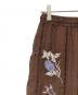 中古・古着 TODAYFUL (トゥデイフル) Embroidery Patchwork Trouser ブラウン サイズ:36：15000円