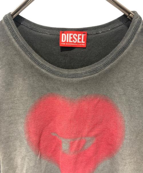 DIESEL（ディーゼル）DIESEL (ディーゼル) T-ELE TEE グレー サイズ:Sの古着・服飾アイテム