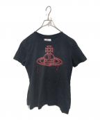 Vivienne Westwood RED LABELヴィヴィアンウエストウッドレッドレーベル）の古着「ステッチオーブTシャツ」｜ブラック