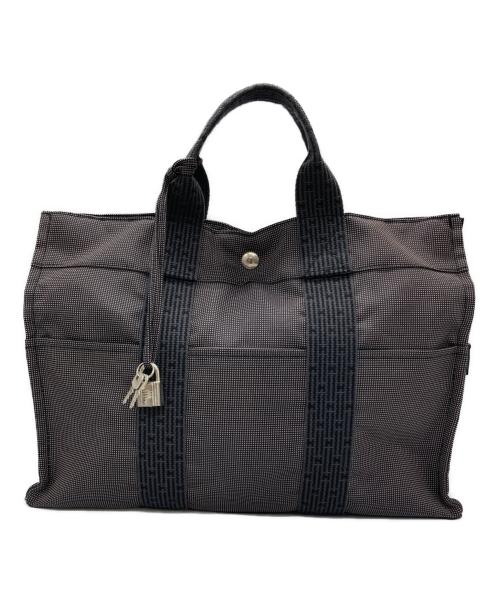 HERMES（エルメス）HERMES (エルメス) エールライントートバッグ グレーの古着・服飾アイテム