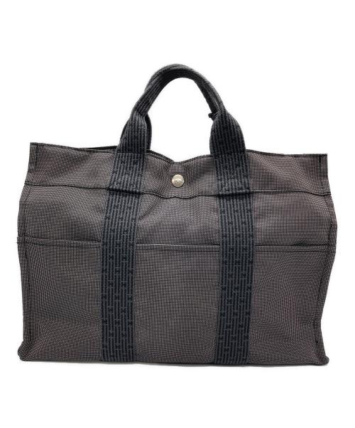 HERMES（エルメス）HERMES (エルメス) エールライントートバッグ グレーの古着・服飾アイテム