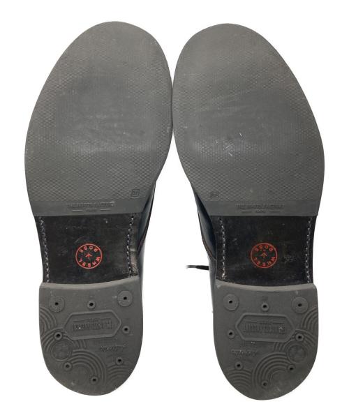 WHEEL ROBE（ウィールローブ）WHEEL ROBE (ウィールローブ) STRAIGHT TIP BLUCHER ブラック サイズ:8の古着・服飾アイテム