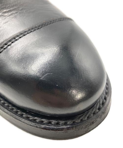 WHEEL ROBE（ウィールローブ）WHEEL ROBE (ウィールローブ) STRAIGHT TIP BLUCHER ブラック サイズ:8の古着・服飾アイテム