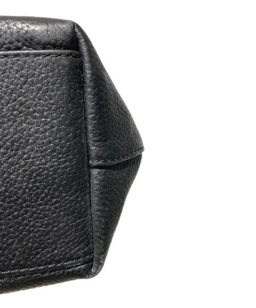 HushTug（ハッシュタグ）HUSHTUG (ハッシュタグ) レザートートバッグ ブラックの古着・服飾アイテム