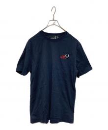 FRED PERRY×RAF SIMONS（フレッドペリー×ラフシモンズ）の古着「ロゴチャームカットソー」｜ネイビー