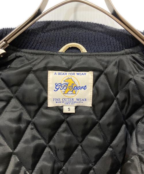 GB sport（ゴールデンベアスポーツ）GB SPORT (ゴールデンベアスポーツ) スタジャン ネイビー サイズ:Sの古着・服飾アイテム