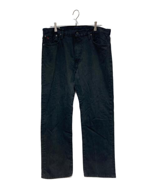 POLO RALPH LAUREN（ポロ・ラルフローレン）POLO RALPH LAUREN (ポロ・ラルフローレン) セルビッチデニムパンツ ブラック サイズ:W34の古着・服飾アイテム
