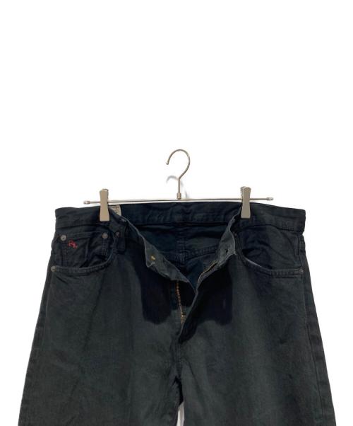 POLO RALPH LAUREN（ポロ・ラルフローレン）POLO RALPH LAUREN (ポロ・ラルフローレン) セルビッチデニムパンツ ブラック サイズ:W34の古着・服飾アイテム