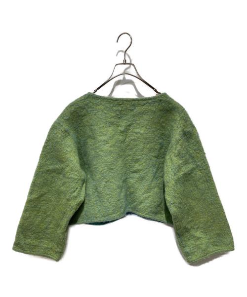 Lamrof（ラムロフ）LAMROF (ラムロフ) Skipper Short Mohair グリーン サイズ:FREEの古着・服飾アイテム