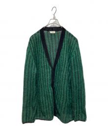 Saint Laurent Paris（サンローランパリ）の古着「モヘアカーディガン」｜グリーン