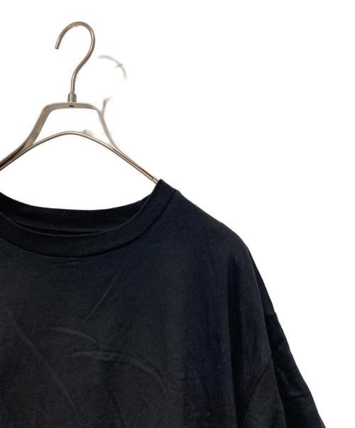 JIL SANDER+（ジルサンダープラス）JIL SANDER+ (ジルサンダープラス) ロゴラベルTシャツ ブラック サイズ:XXLの古着・服飾アイテム